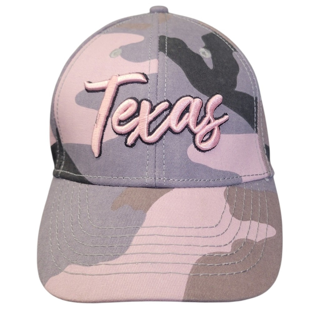 Texas 1836 Pink Purple Grey Camo Baseball Cap Hat Adjustable Texas Pride I687